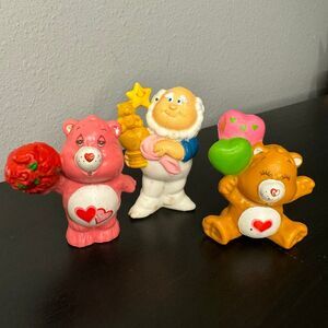 Vintage Lot of 3 Care Bears AGC American Golden Company 2” Figures